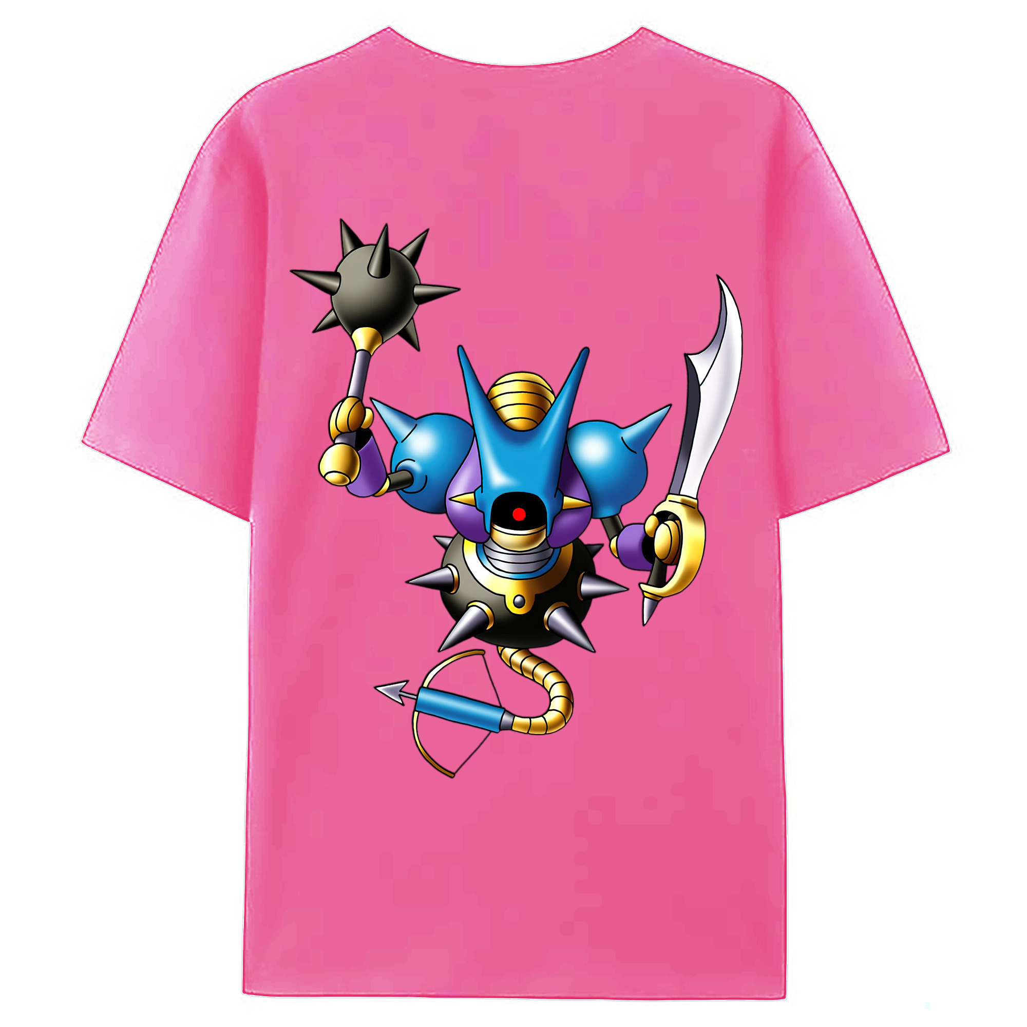（画像用） ドラゴンクエスト Doragon Kuesuto Dragon Quest レディース半袖Tシャツ(バックプリント)